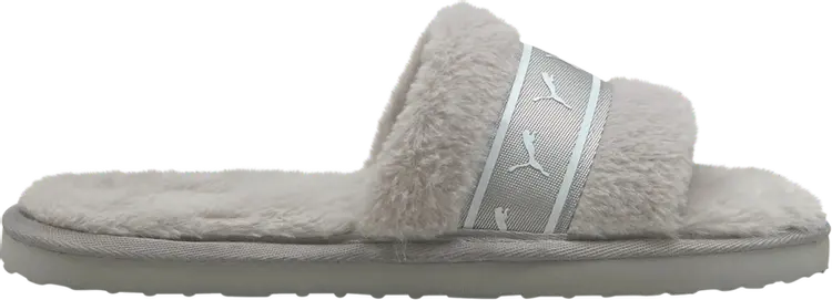 

Сандалии Puma Wmns Fluff Remix Slide Nimbus Cloud, серый