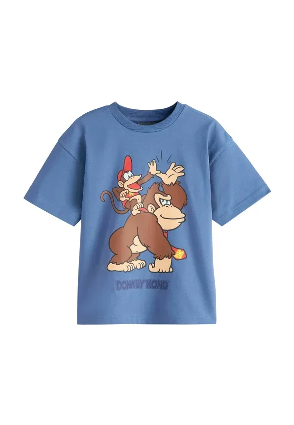 Футболка с принтом Roblox t-shirt Next Donkey Kong, синий