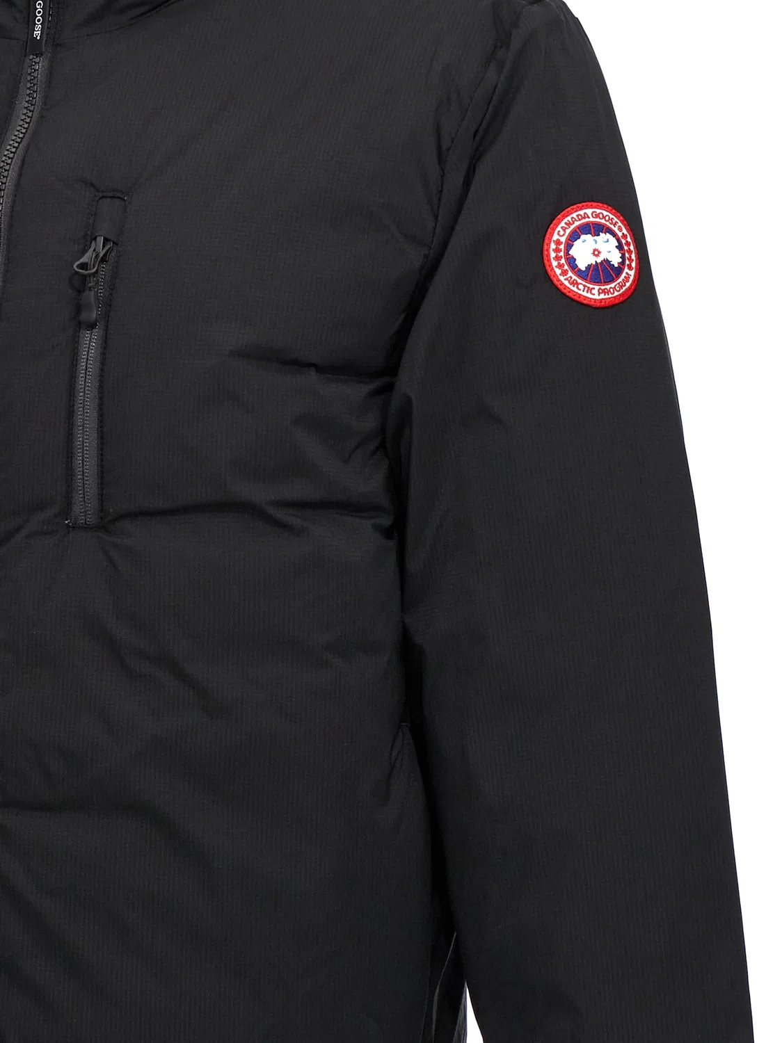Мужская куртка утепленная с капюшоном Lodge Canada Goose, Black — фото 4