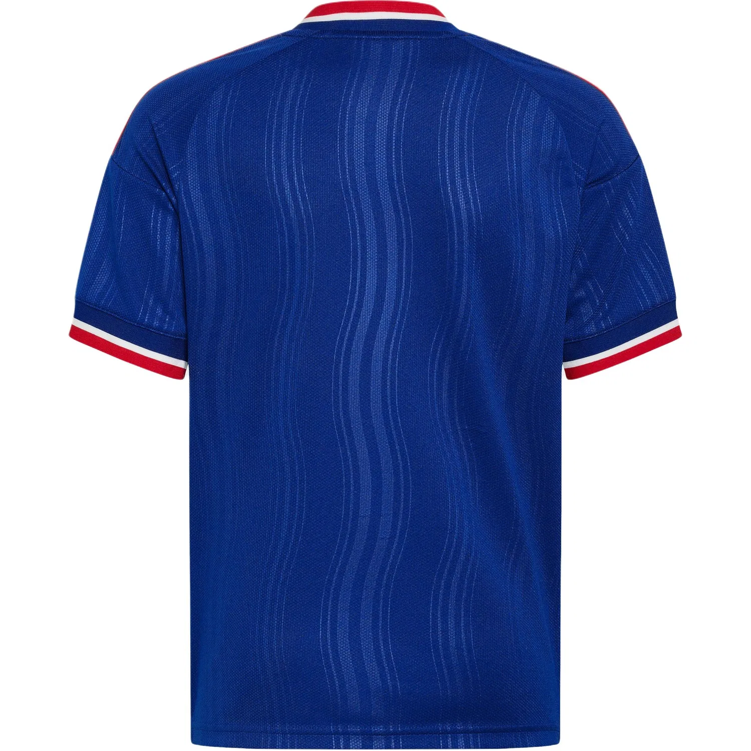 Детская спортивная футболка с V-образным вырезом Royal Blue Adidas Originals, Royal Blue — фото 3
