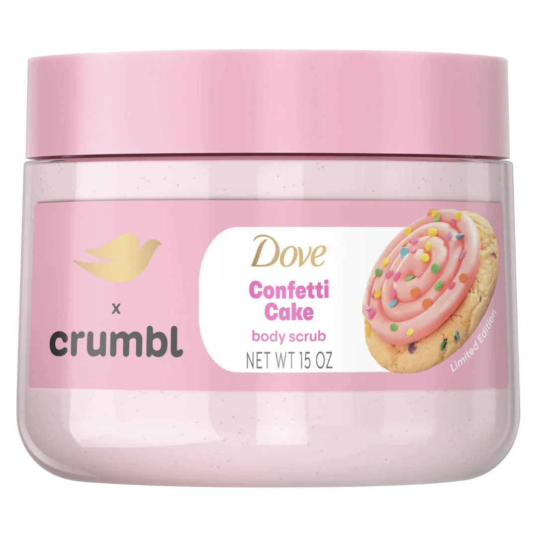 

Скраб для тела Dove Crumbl Exfoliating, 425 г, Confetti Cake