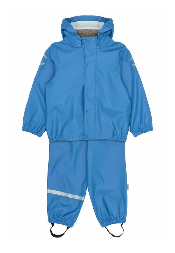 Дождевик с капюшоном Rainsuit Mikk-line, Strong Blue, синий