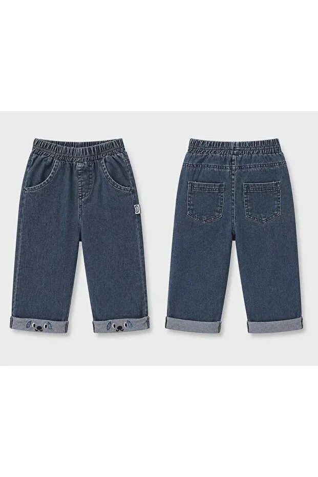 Детские брюки для мальчиков хлопковые Isyiz baby boy jeans pants Outlet, Blue — фото 4