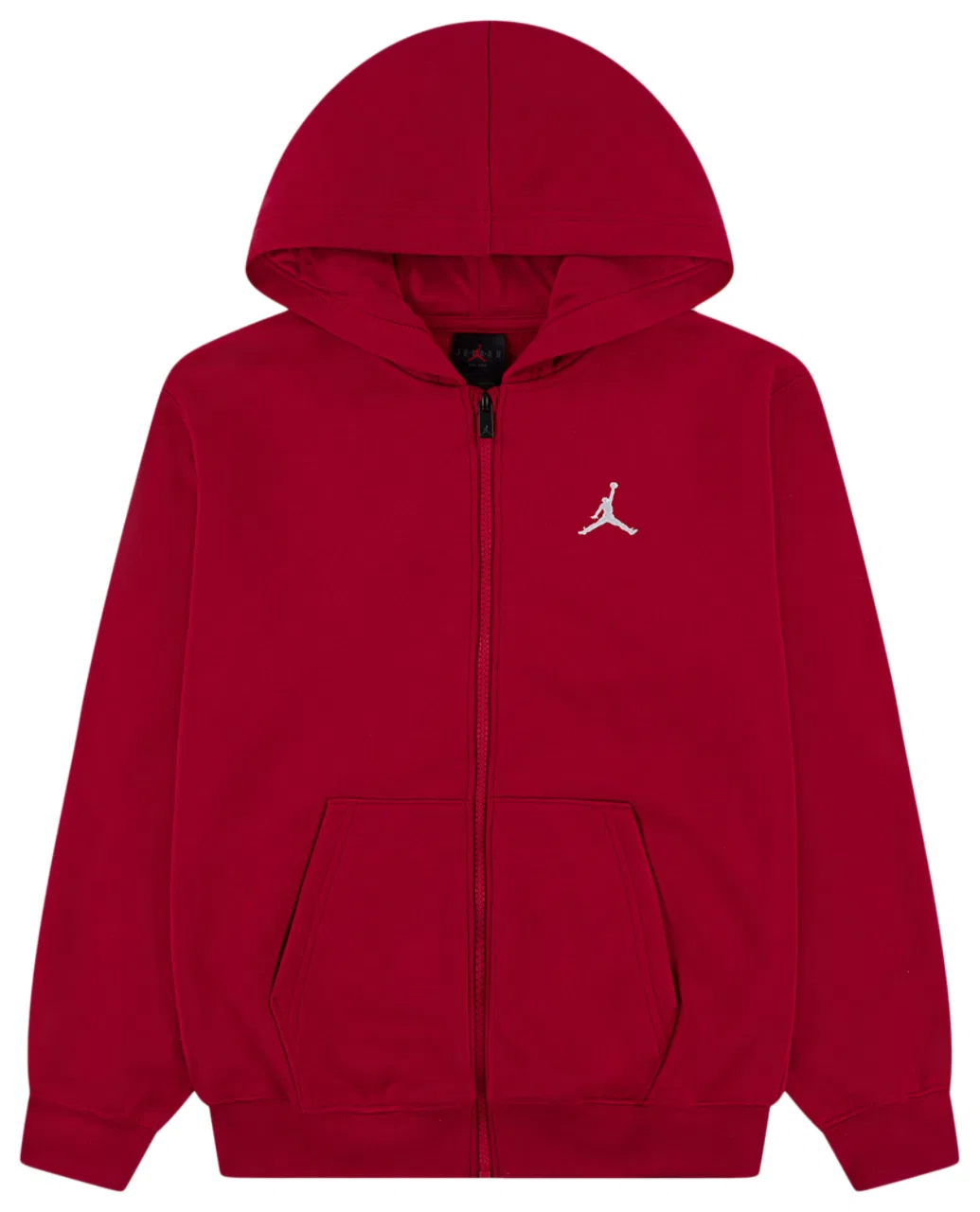 Детская флисовая кофта на молнии Jordan Brooklyn, красный