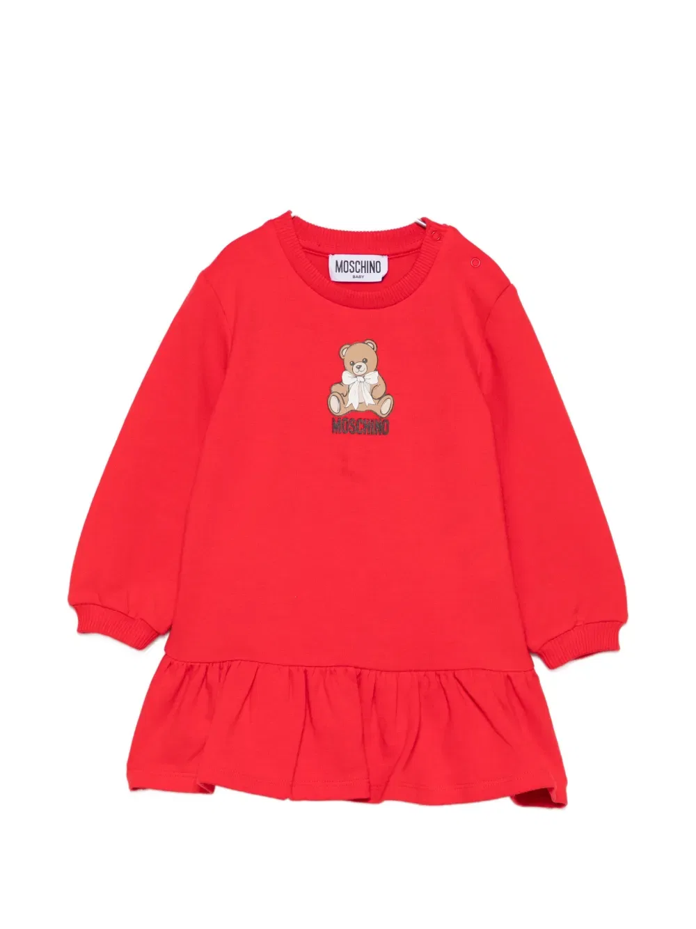 Платье повседневное Moschino Kids, красный