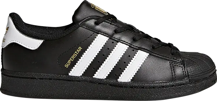 

Кроссовки Adidas Superstar C 'Core Black', черный
