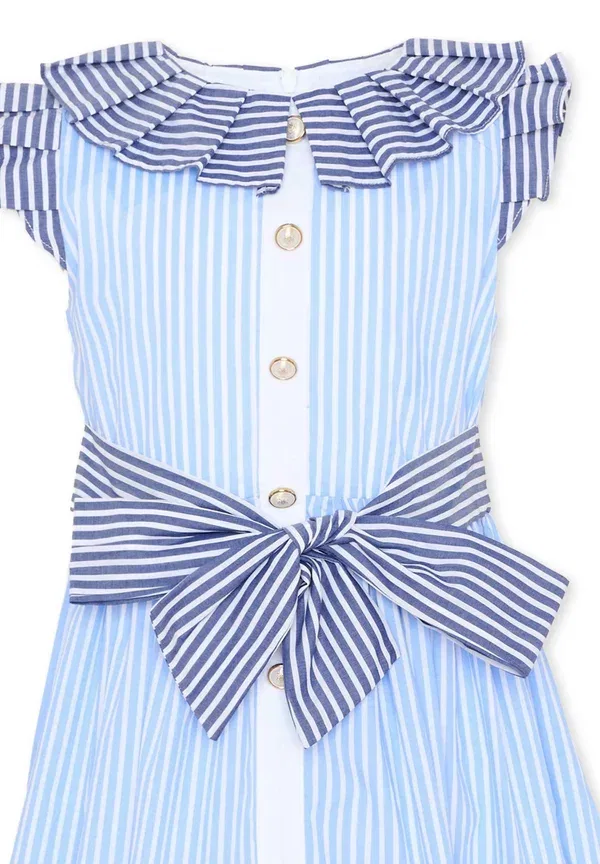 Платье повседневное хлопковое Day dress Patachou, Light Blue, светло-голубой — фото 3