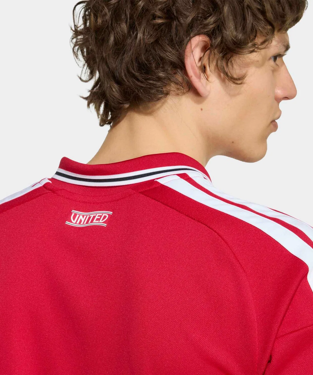 Мужская футболка с коротким рукавом, с принтом, Manchester United 26/27 Home Jersey Adidas, Red — фото 4