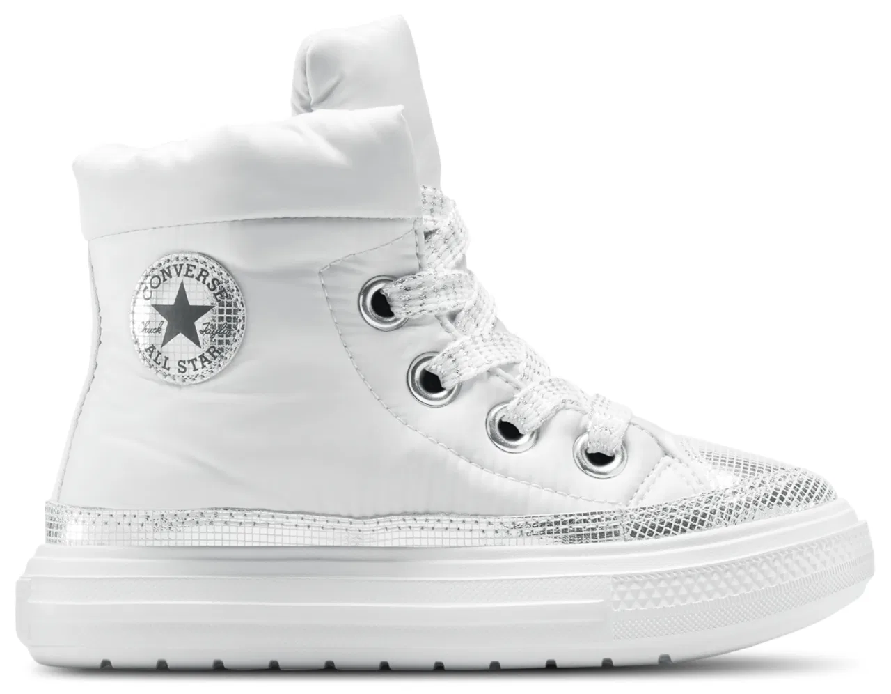 Ботинки для девочек Chuck Taylor All Star Elements High Converse, цвет Barely Grey/Silver/Black