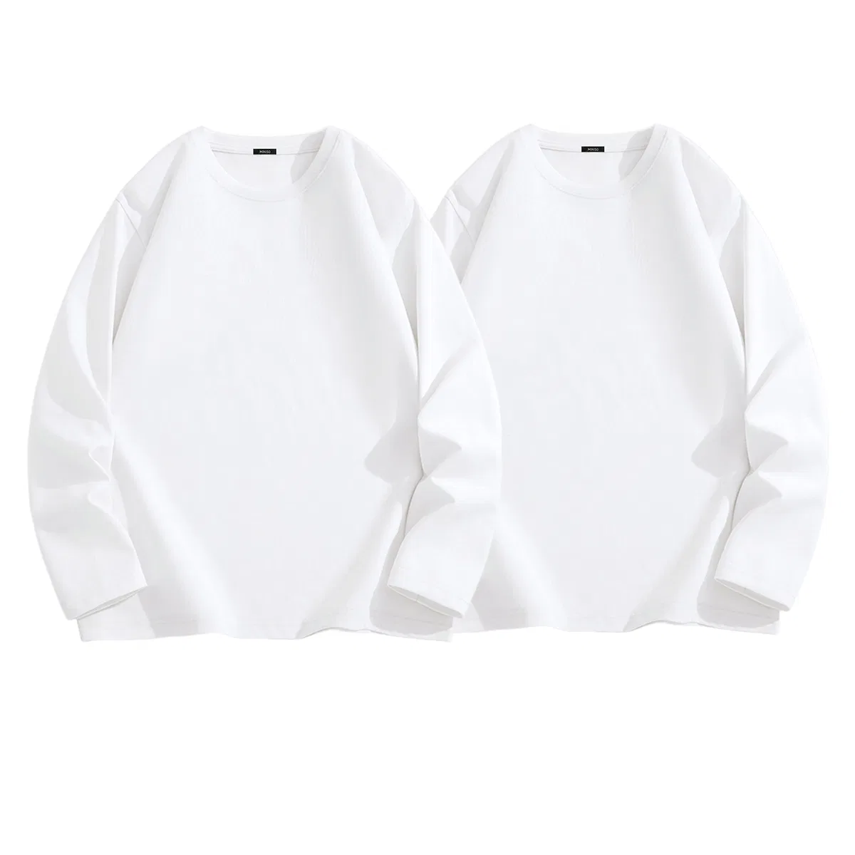Детский свитшот на флисе MINISO, White+Dark Gray — фото 4