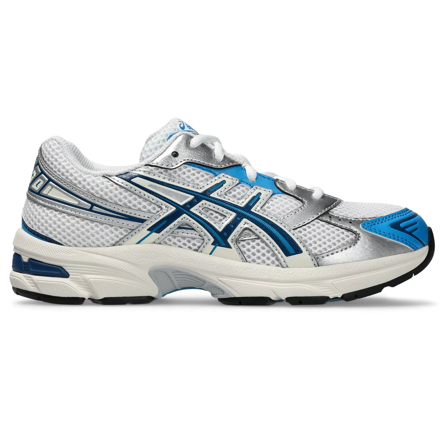 Детские кроссовки с технологией GEL ASICS SportStyle, White/Twilight Blue — фото 2