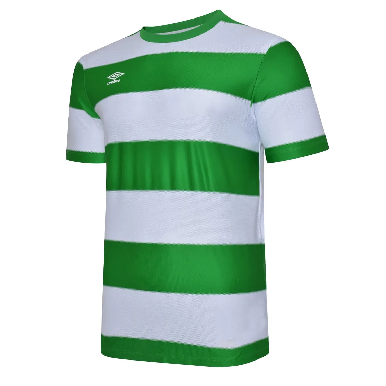 Футболка с контрастными полосками Umbro, бутылочно-зеленый