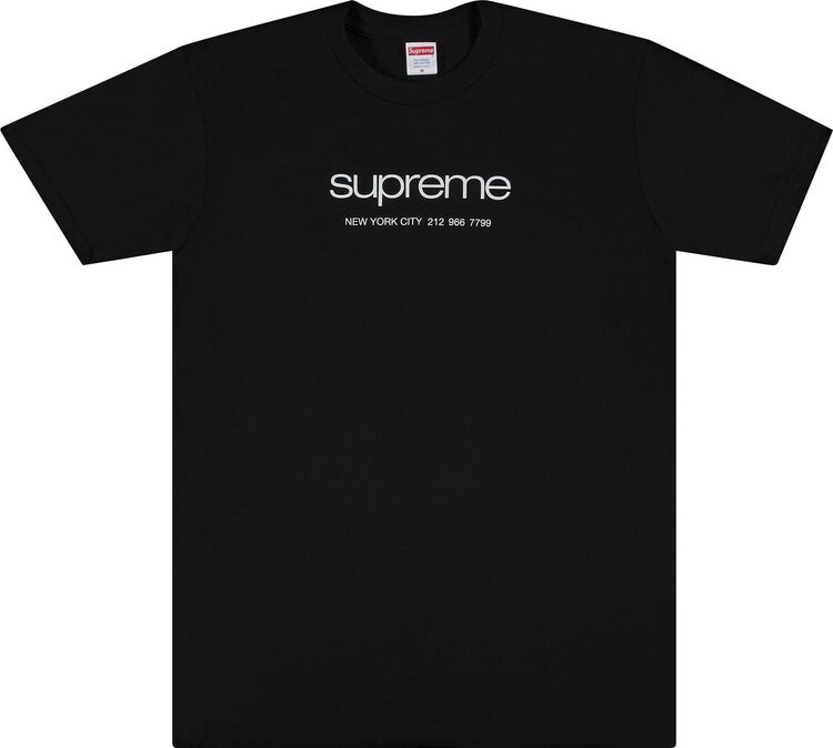 

Футболка Supreme Shop Tee 'Black', черный