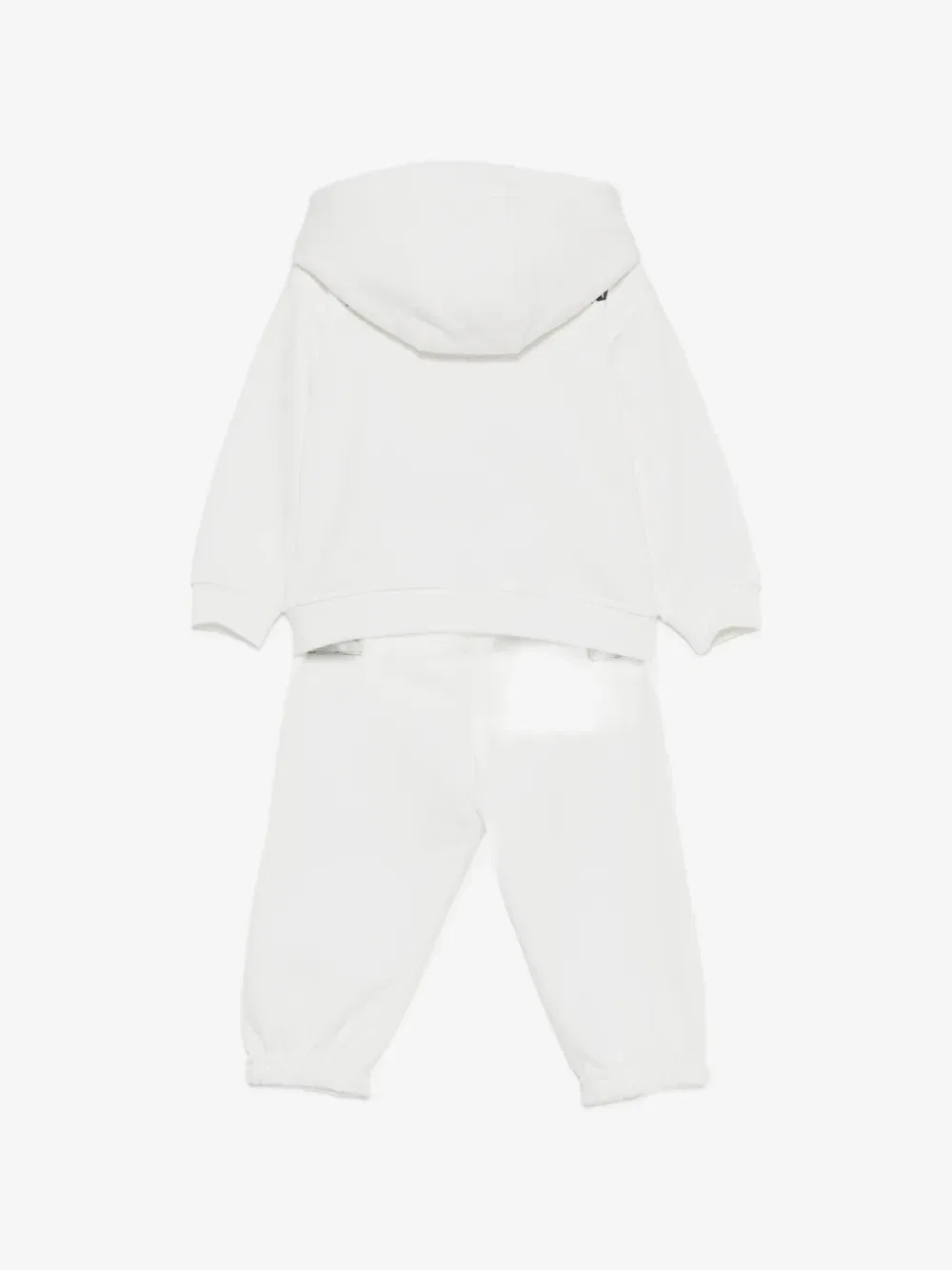 Спортивный костюм на молнии с логотипом Palm Angels Kids, белый — фото 2