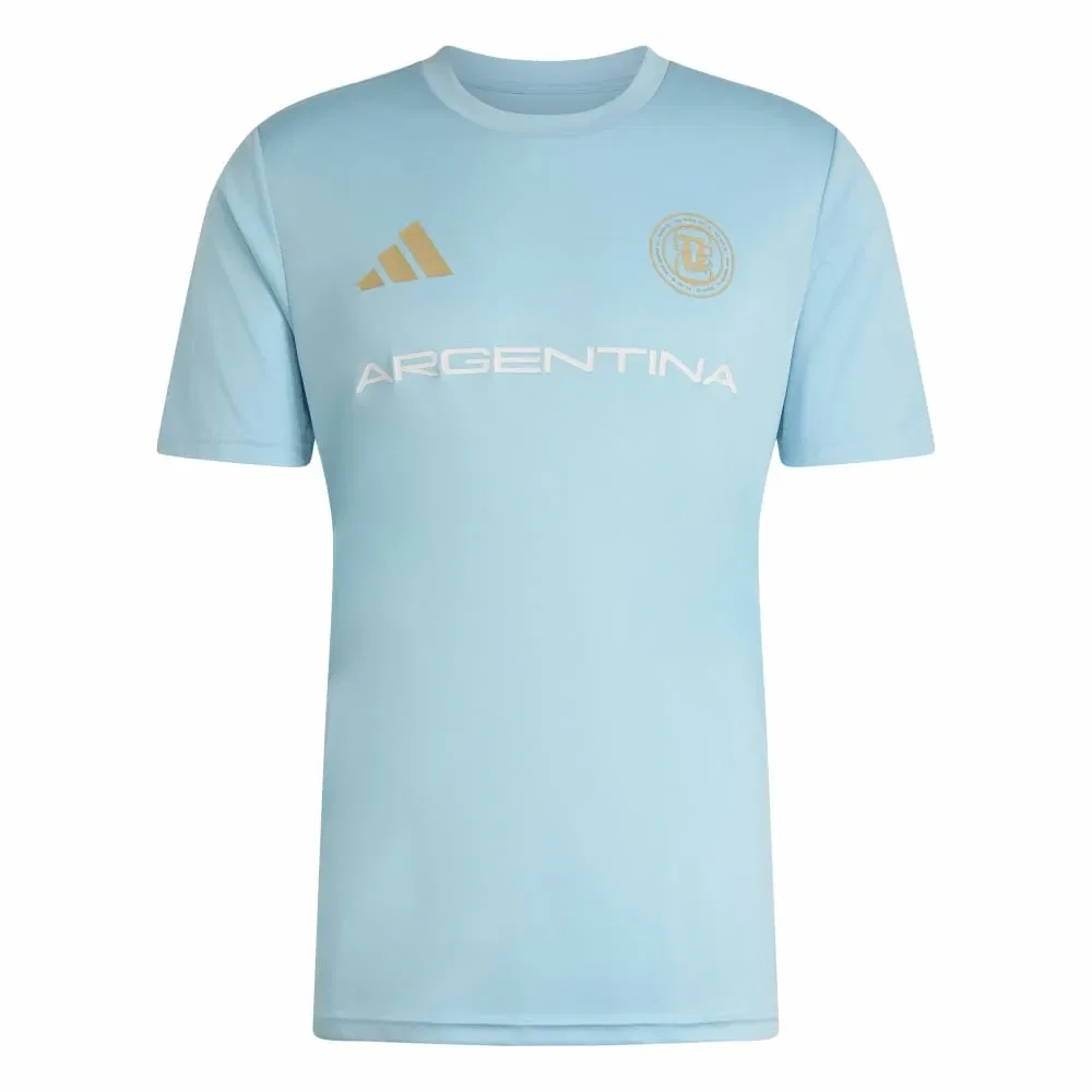 Мужская футболка с принтом Argentina Jersey Adidas, Blue — фото 3