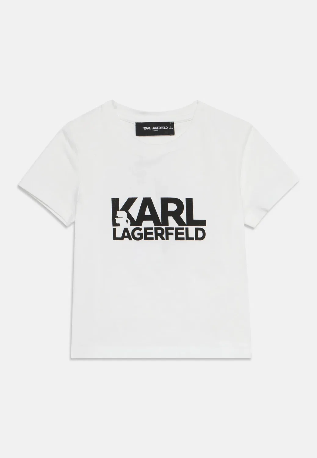 Футболка унисекс с принтом Karl Lagerfeld Kids, White