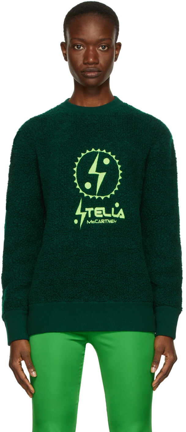 

Зеленая толстовка с логотипом Tom Tosseyn Edition Stella McCartney, Зеленый, Зеленая толстовка с логотипом Tom Tosseyn Edition Stella McCartney