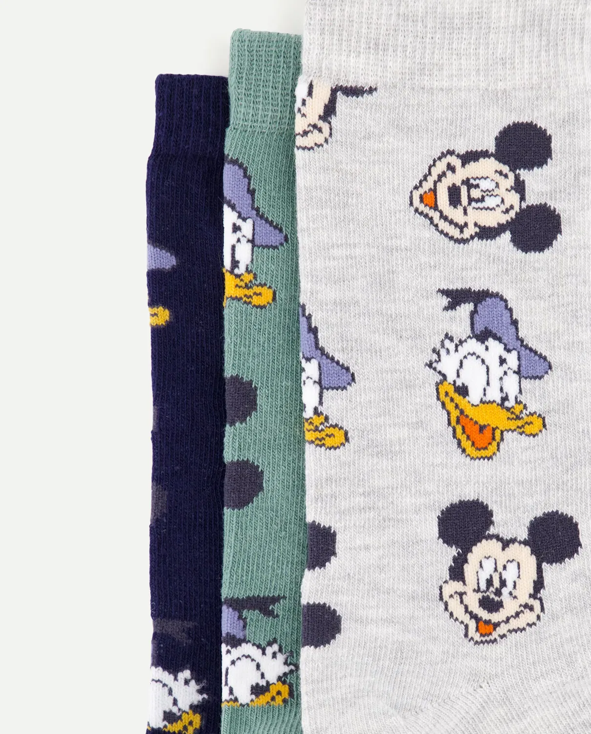 Детские носки для мальчиков с принтом Pack 3 calcetines de niño cortos fantasía MICKEY y DONALD Cotton Juice, Multicolor — фото 2