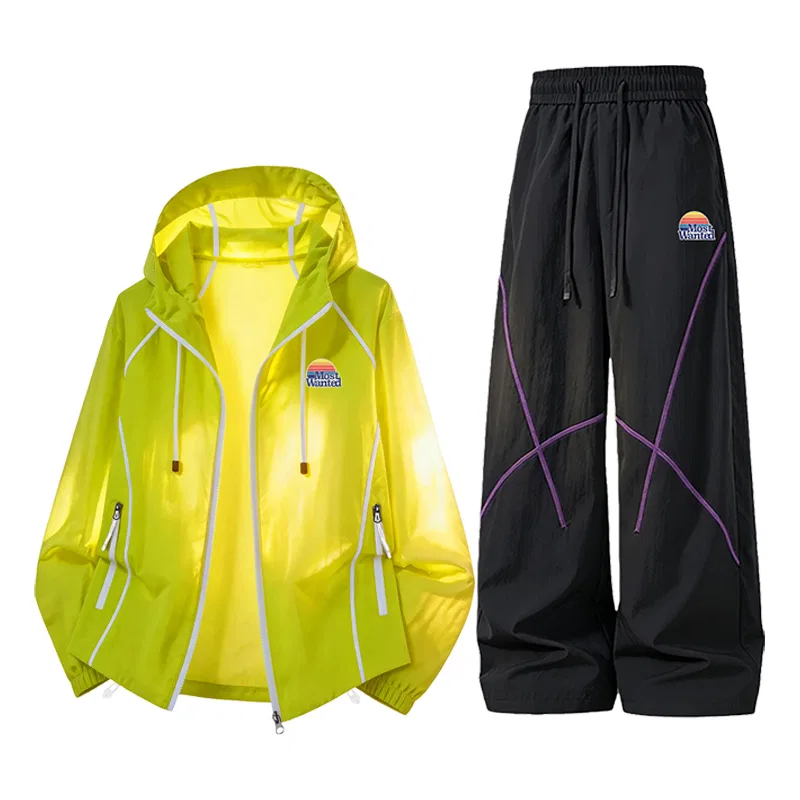 Комплект спортивной одежды без рукавов Yellow+Black Pants MostwantedLab, Yellow/Black