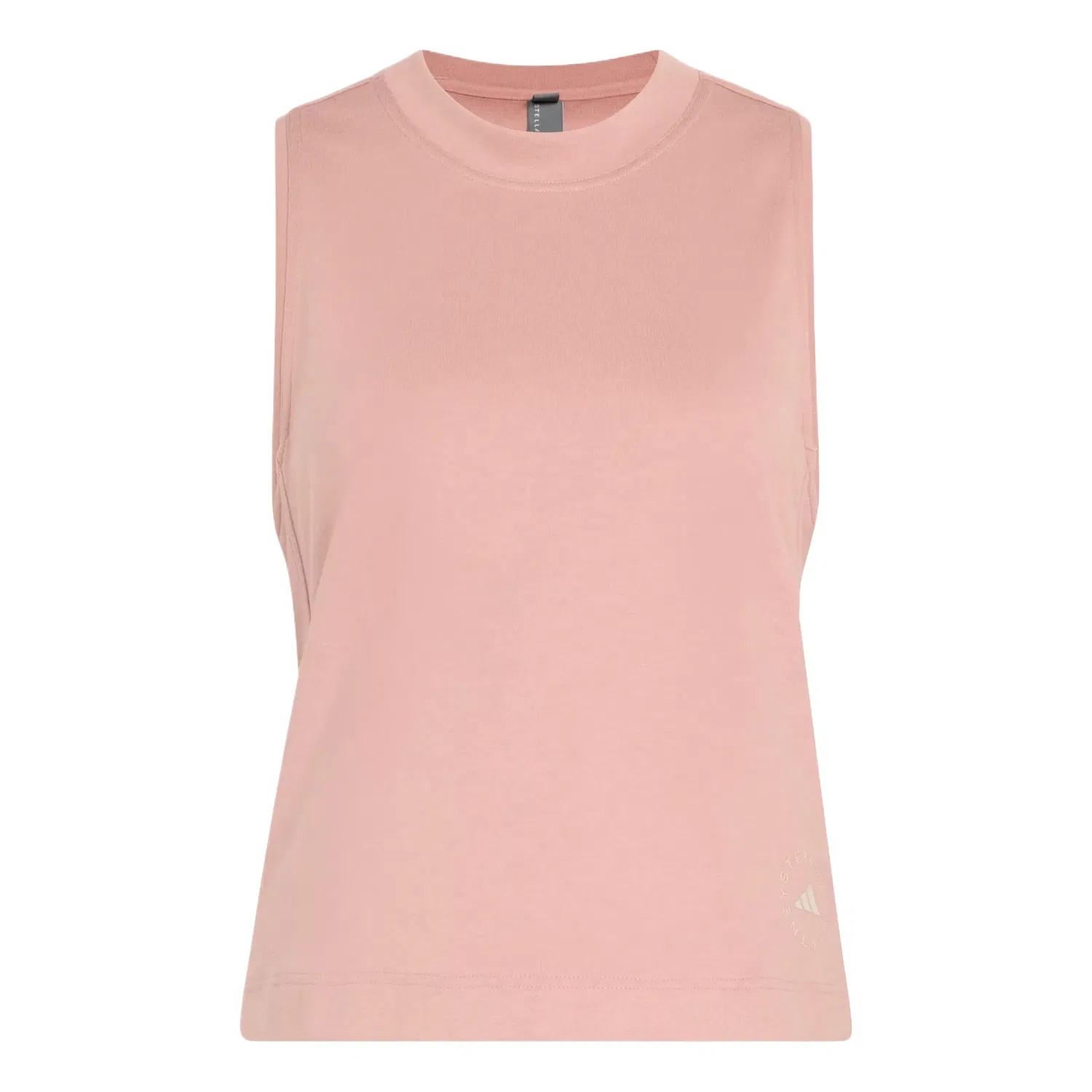 Женская футболка Stella McCartney Tank Top Asia Sizing 'Brown Mauve' adidas, Brown Mauve