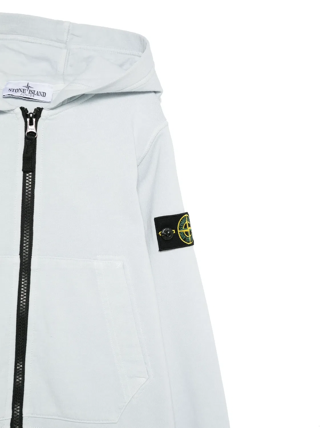 Худи с компасом для мальчиков Stone Island, светло-голубой — фото 3