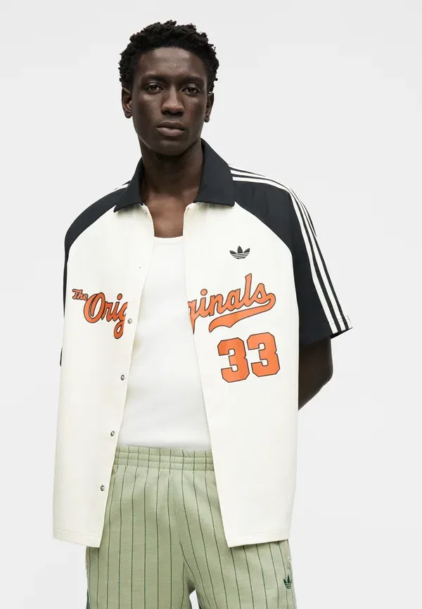 Шорты в тонкую полоску, унисекс Adidas Originals, светло-зеленый — фото 4