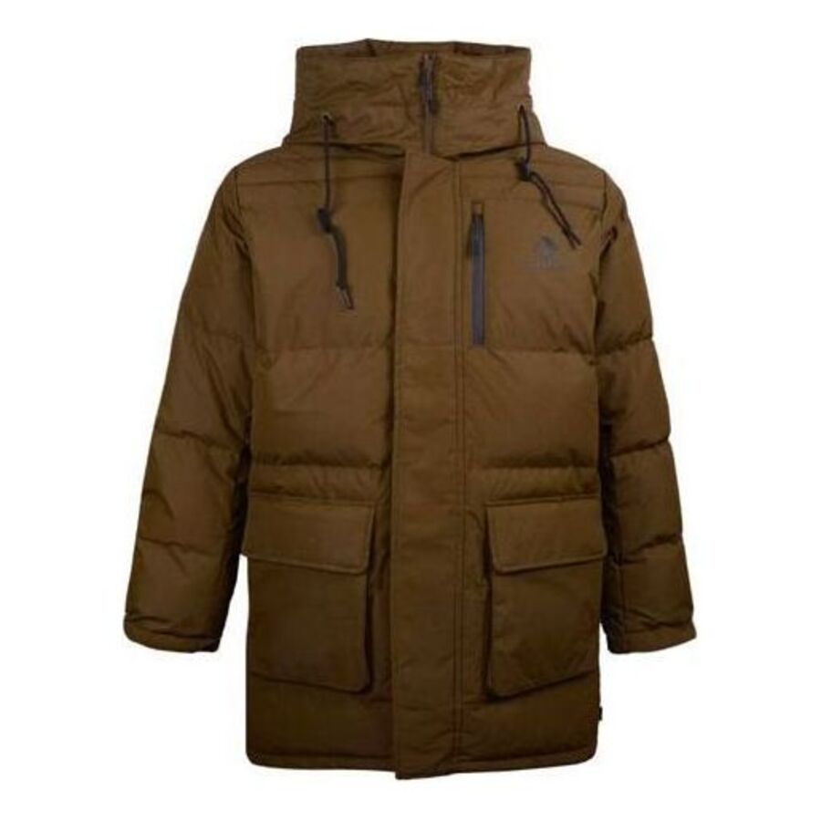 

Куртка Converse Mid-Length Down Fill Puffer, темно-зеленый