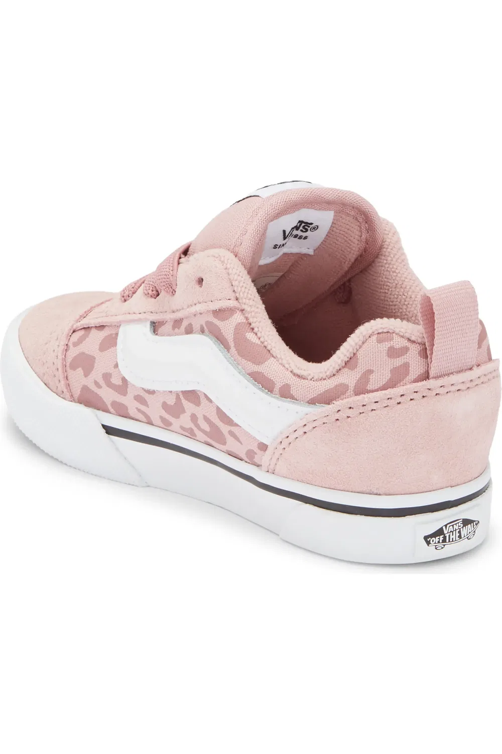 Детские кеды на широкой подошве Sk8-Hi Vans, Leopard Misty Mauve — фото 2