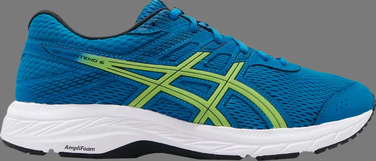 

Кроссовки gel contend 6 'directoire blue' Asics, синий