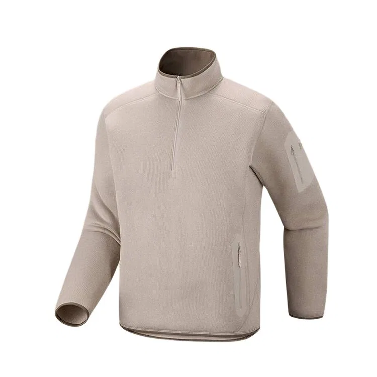 Мужская флисовая кофта с воротником-стойкой Covert Arcteryx, Void Gray/Void Heather — фото 3