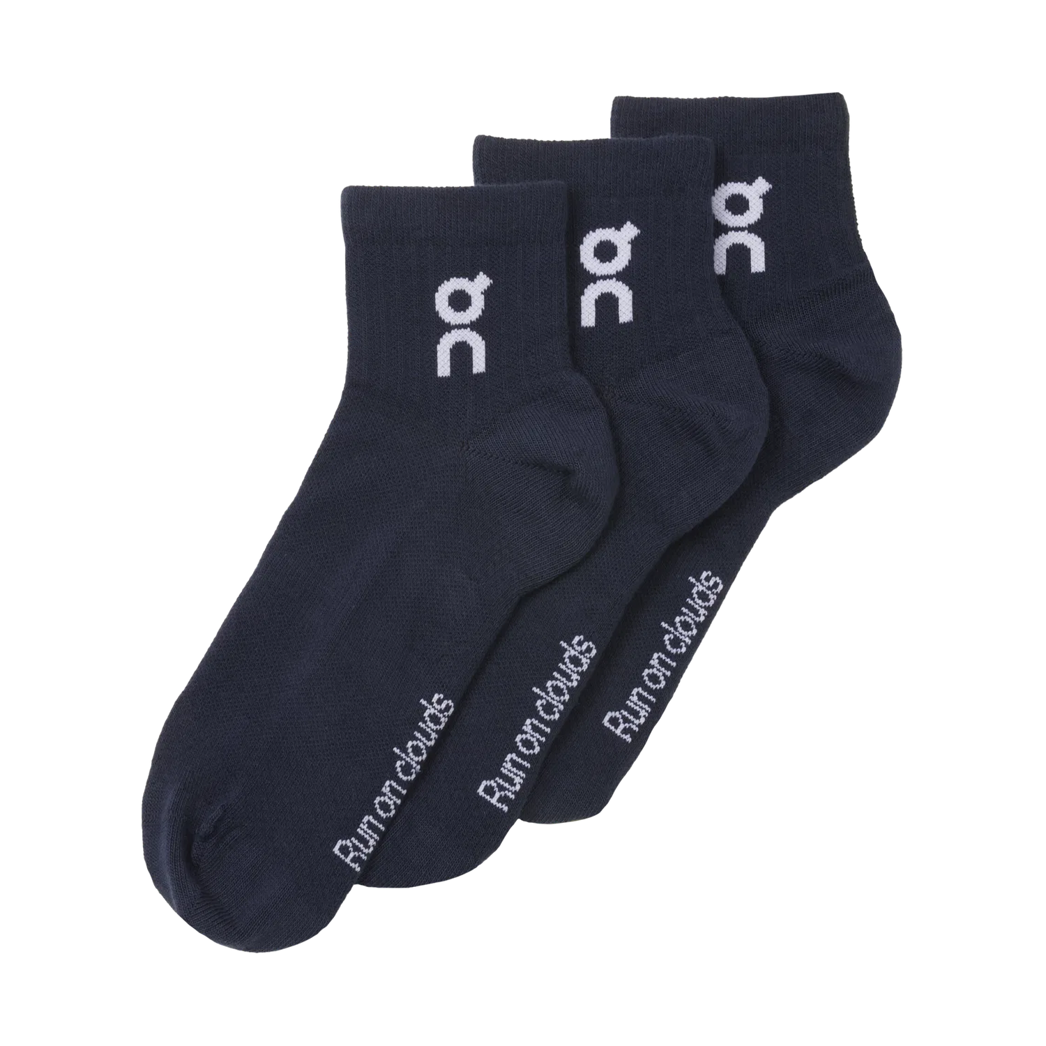 Детские носки с логотипом, комплект из 3 пар, Logo Sock Mid, On, Navy