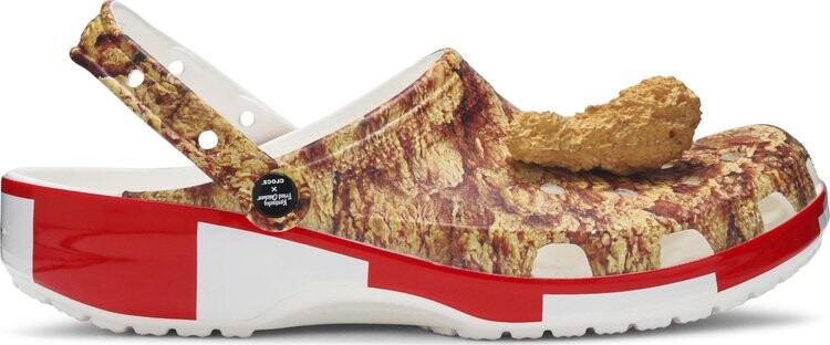 

Кроссовки KFC x Classic Clog Fried Chicken Print, коричневый