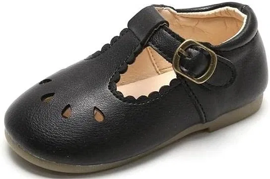 Детские туфли Мэри Джейн для девочек kkdom, Black
