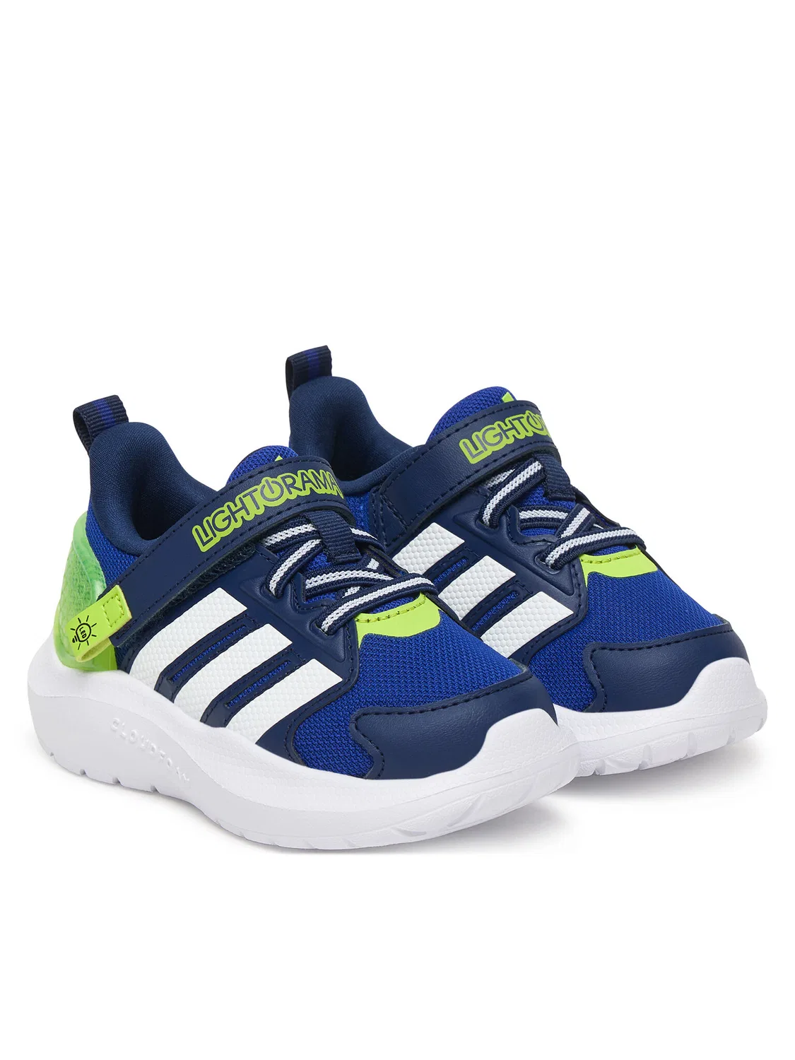 Кроссовки для мальчика Lightorama Adidas, темно-синий — фото 2