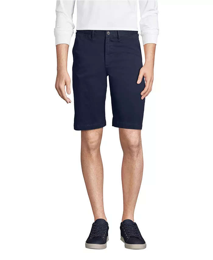 

Шорты Comfort First Knockabout Chino с комфортной талией 11 дюймов Big & Tall Lands' End, синий
