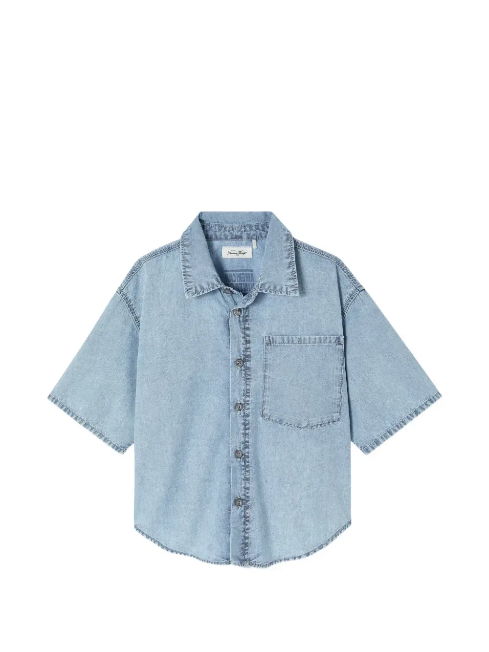 Футболка Paybou с короткими рукавами American Vintage Kids, синий