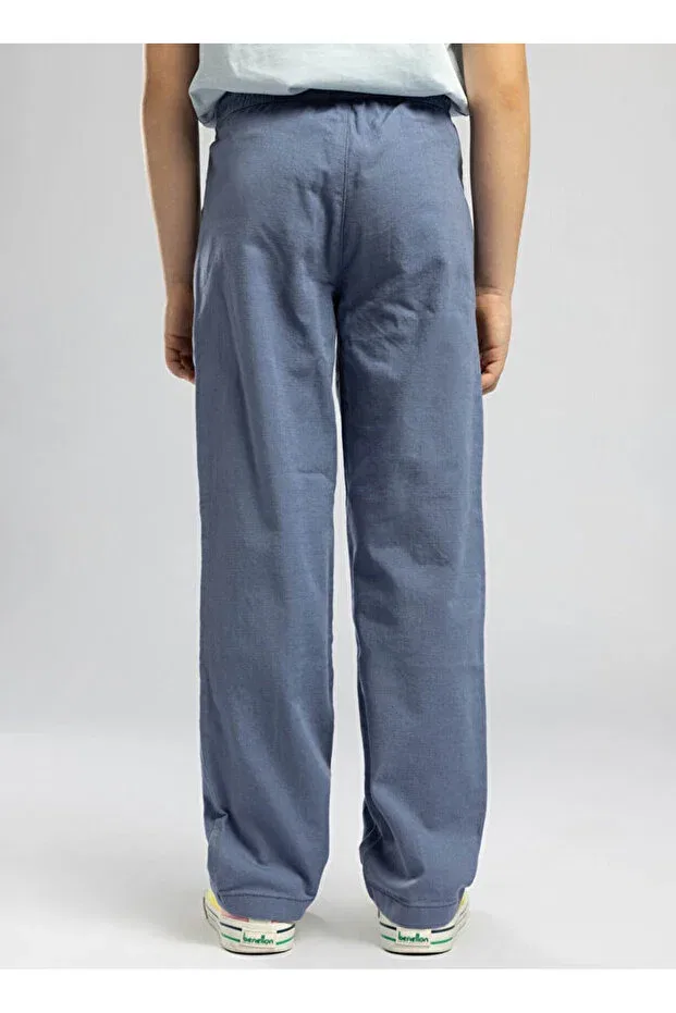 Детские брюки для мальчиков однотонные Lee Cooper, Indigo — фото 2