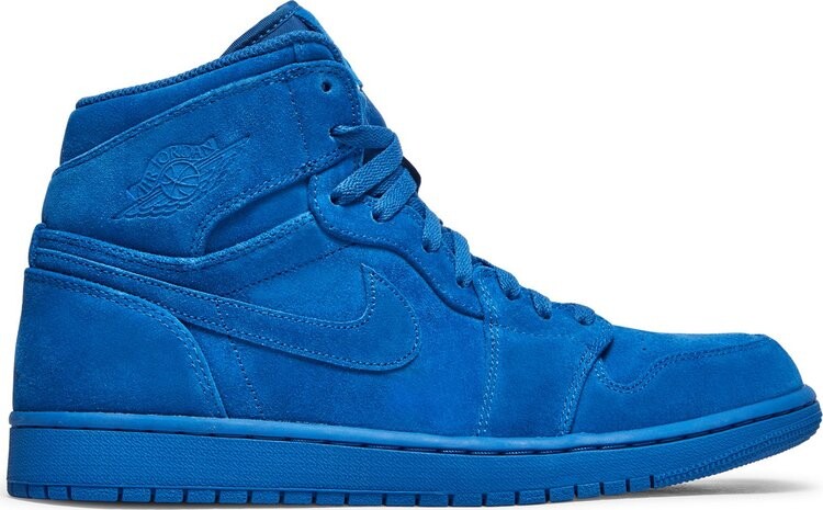 

Кроссовки Air Jordan 1 Retro High Blue Suede, синий