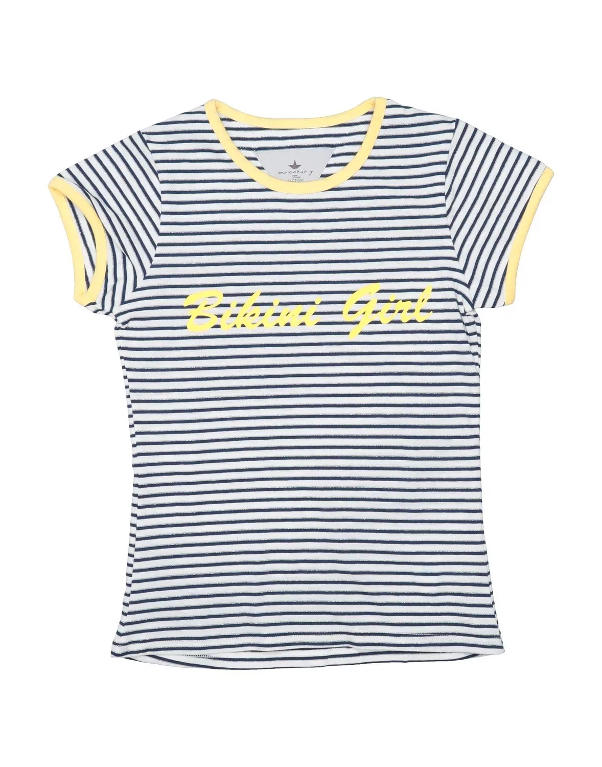 Детская футболка с принтом Macchia J, темно-синий