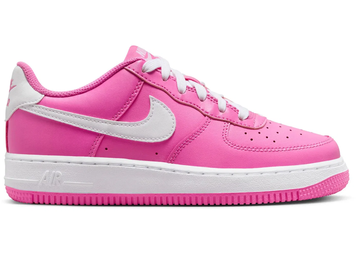 Детские кроссовки с закрытой пяткой Nike Air Force 1 Low Nike, Playful Pink/White