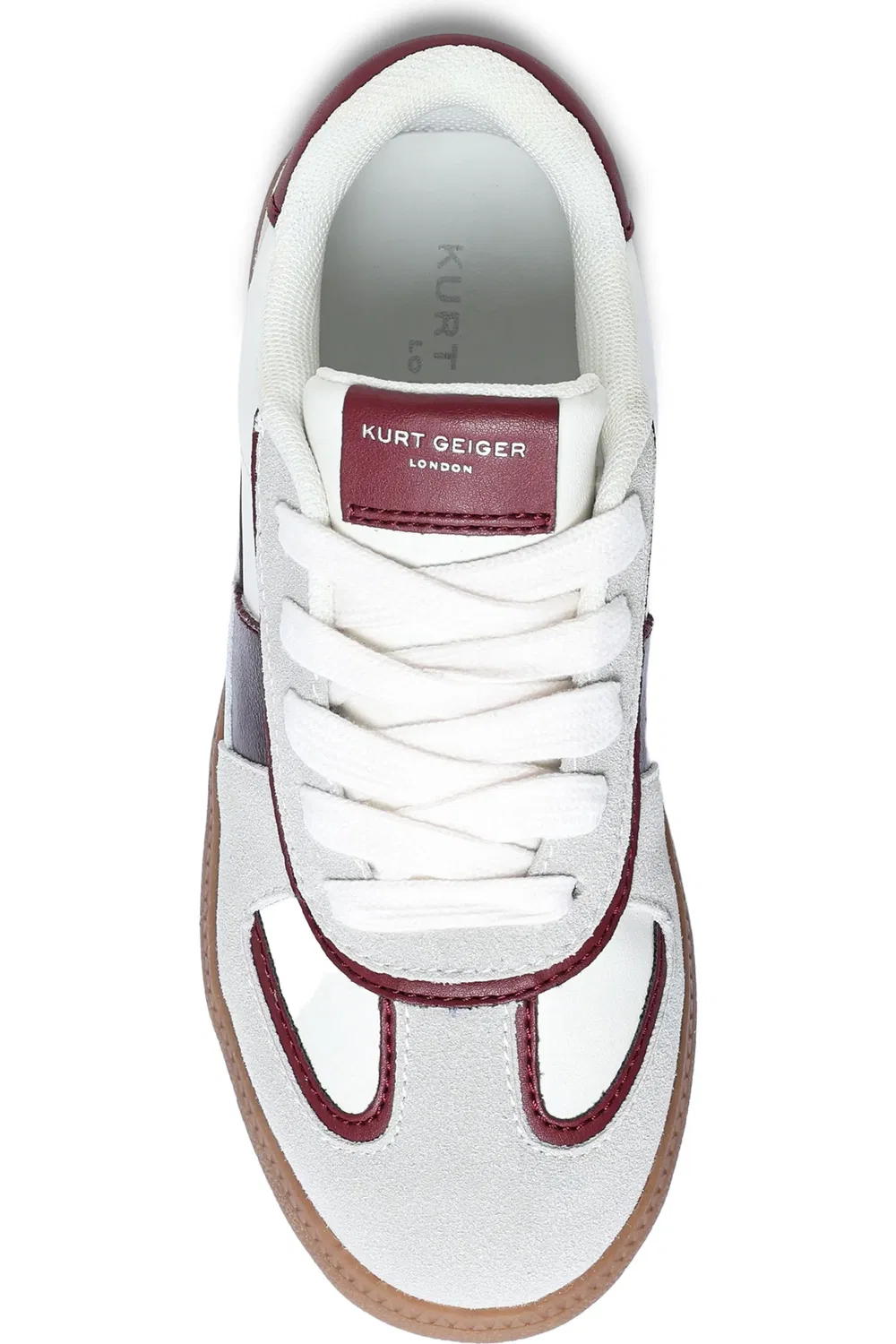 Кеды детские низкопрофильные Lloyd Kurt Geiger London, белый/красный — фото 4