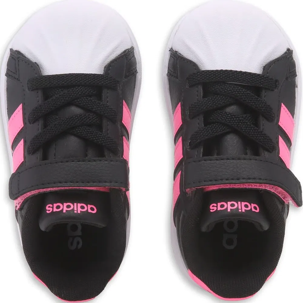 Детские кроссовки для малышей Streettalk Adidas, Black/Pink — фото 4