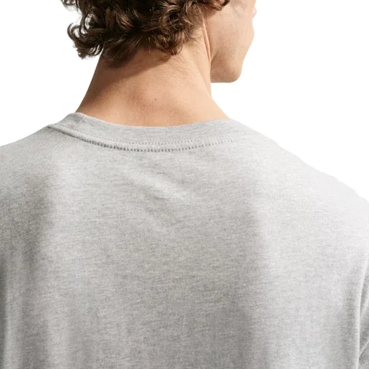 Мужская футболка с коротким рукавом Nike SB Skate T-Shirt Grey Heather, серый — фото 4