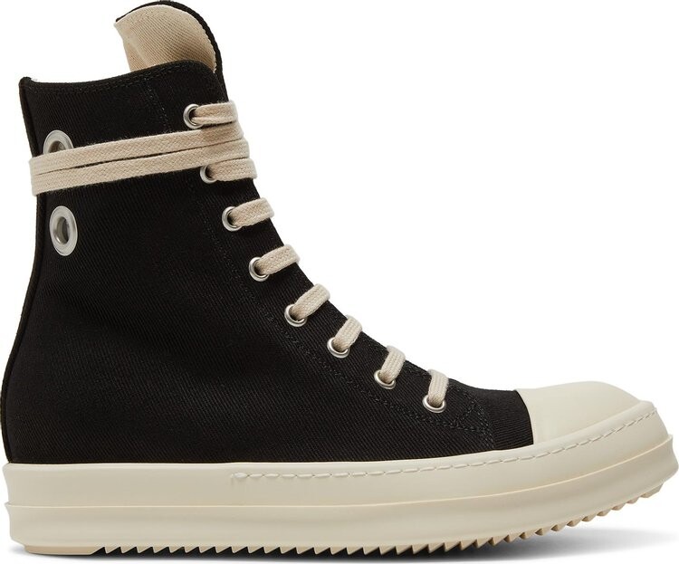 

Кроссовки Rick Owens Wmns EDFU DRKSHDW Cotton Denim High Black Milk, черный