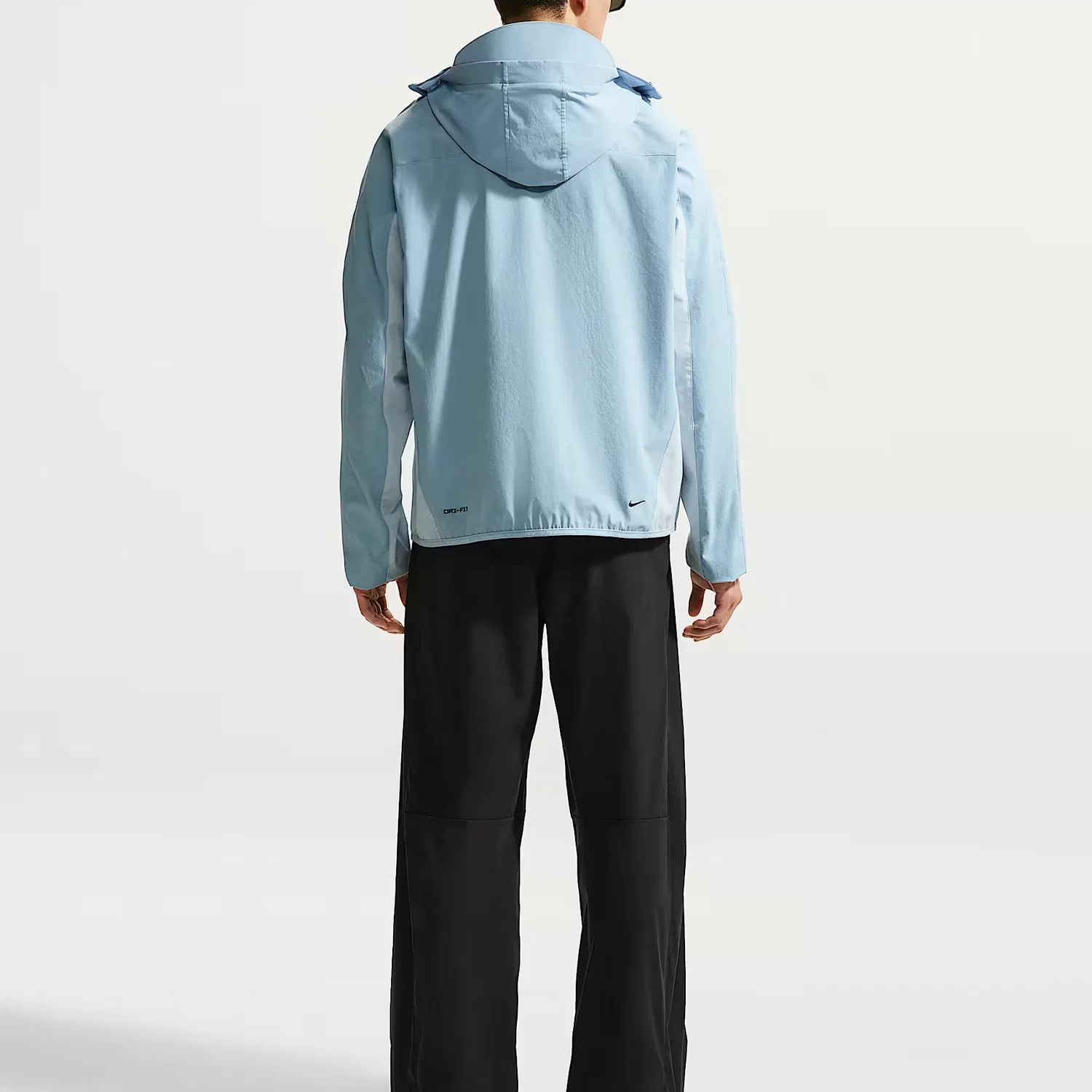 Куртка с капюшоном Nike Dri Fit, Light Armory Blue/Soccer Gray/Black — фото 4