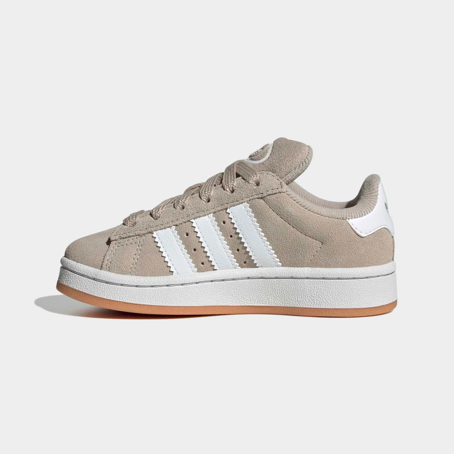 Детские кроссовки с тремя полосками Adidas Originals, Wonder Beige/Ftwr White/Gum 2 — фото 3