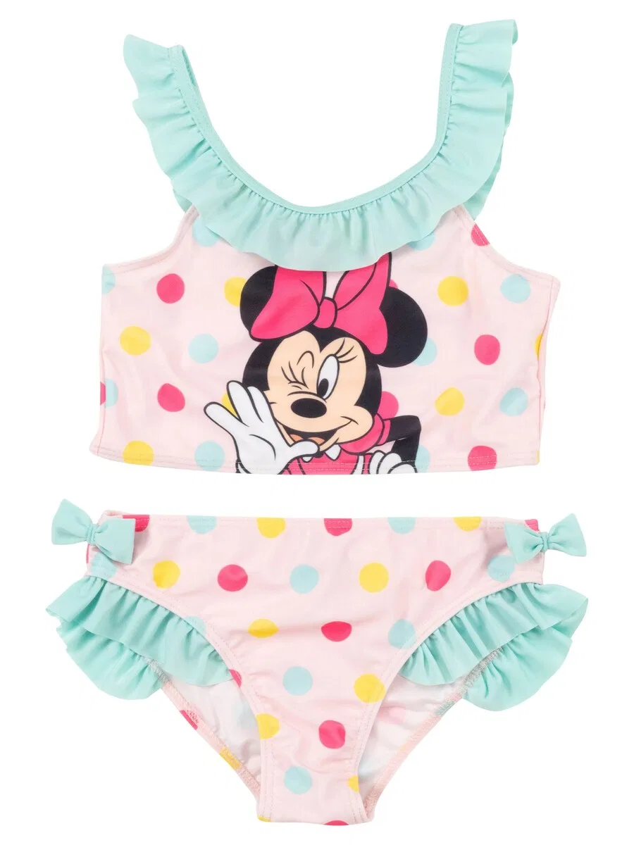 Бикини-бралетт с изображением Disney Minnie Mouse, разноцветное