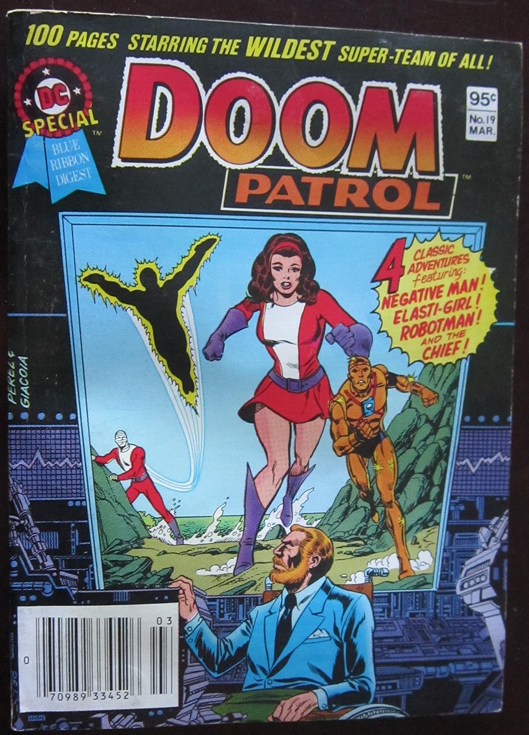 

Doom Patrol - Dc Special Blue Ribbon Digest, Vol. 3, No. 19, March, 1982 (Dc Comics)