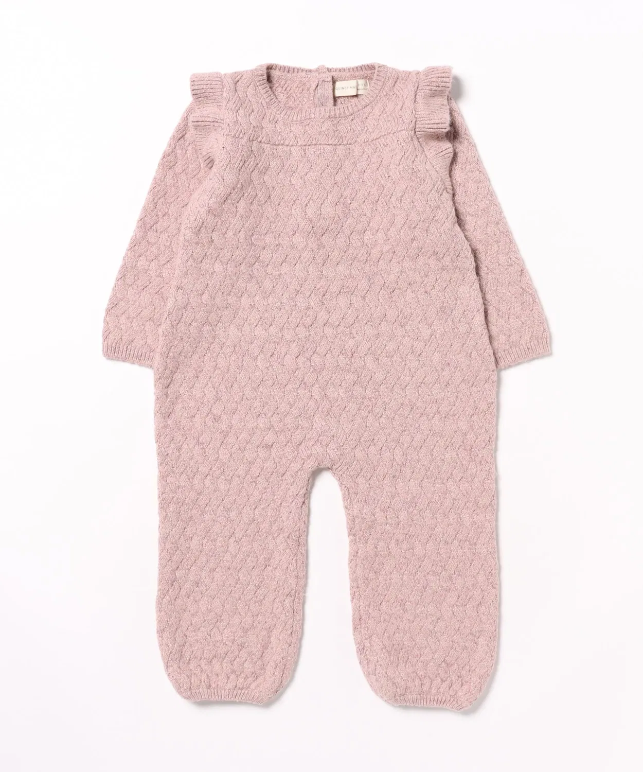 Детский комбинезон с длинным рукавомMira Knit Mauve Rylee + Cru, Pink