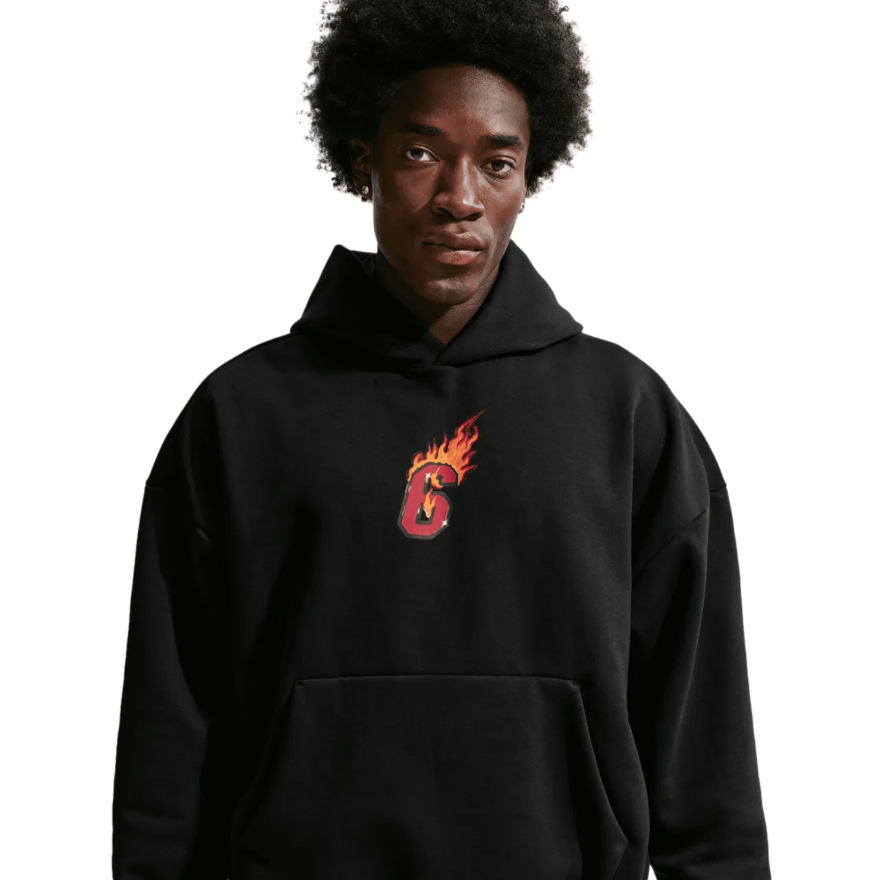 Толстовка мужская с капюшоном LeBron James TF Nike, черный